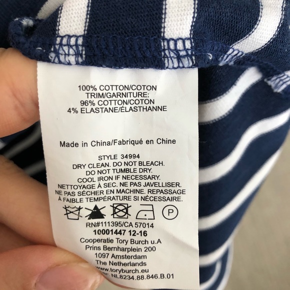 Tory burch striped mini dress with ruffles - Picture 5 of 5